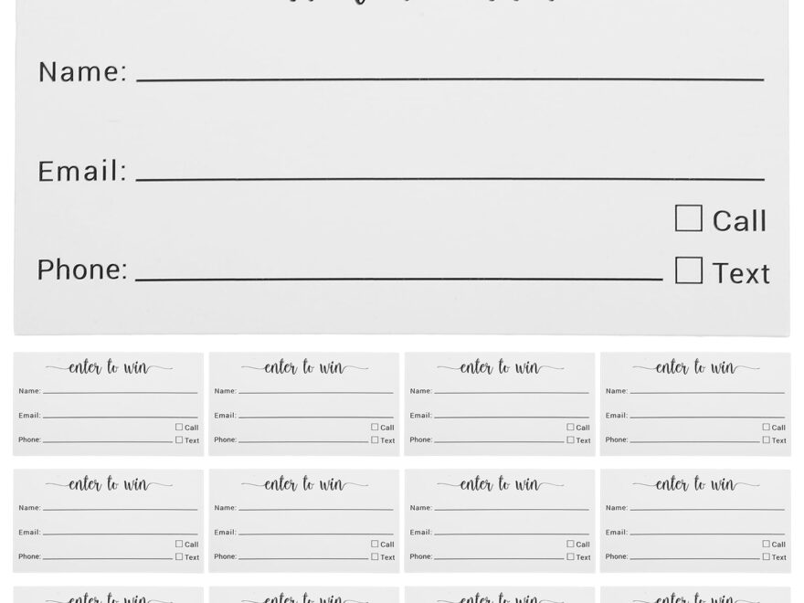 100pcs Ballot Raffle Tickets Multi use Blank Card Sheets Small Voting Sheets Party Raffle Cards Walmart