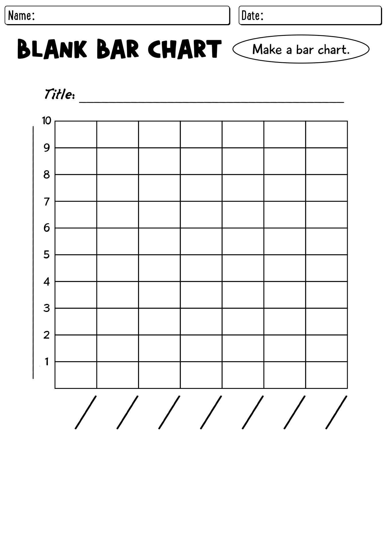Free Printable Blank Grade Graphs