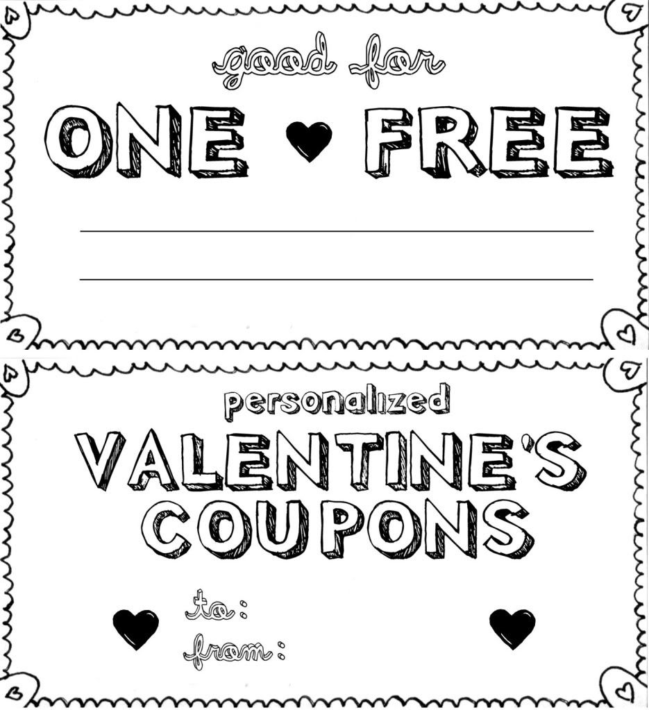12 Sets Of Free Printable Love Coupons And Templates 12 Sets Of Free Printable Love Coupons And Templates