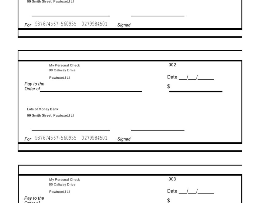 23 Blank Check Templates Real Fake TemplateLab