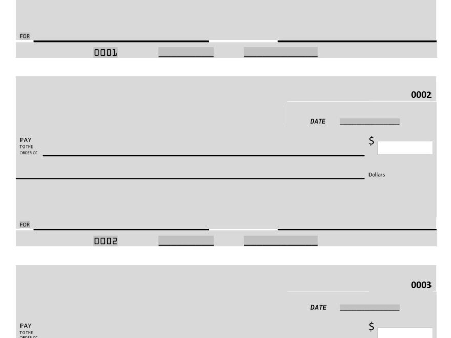 23 Blank Check Templates Real Fake TemplateLab