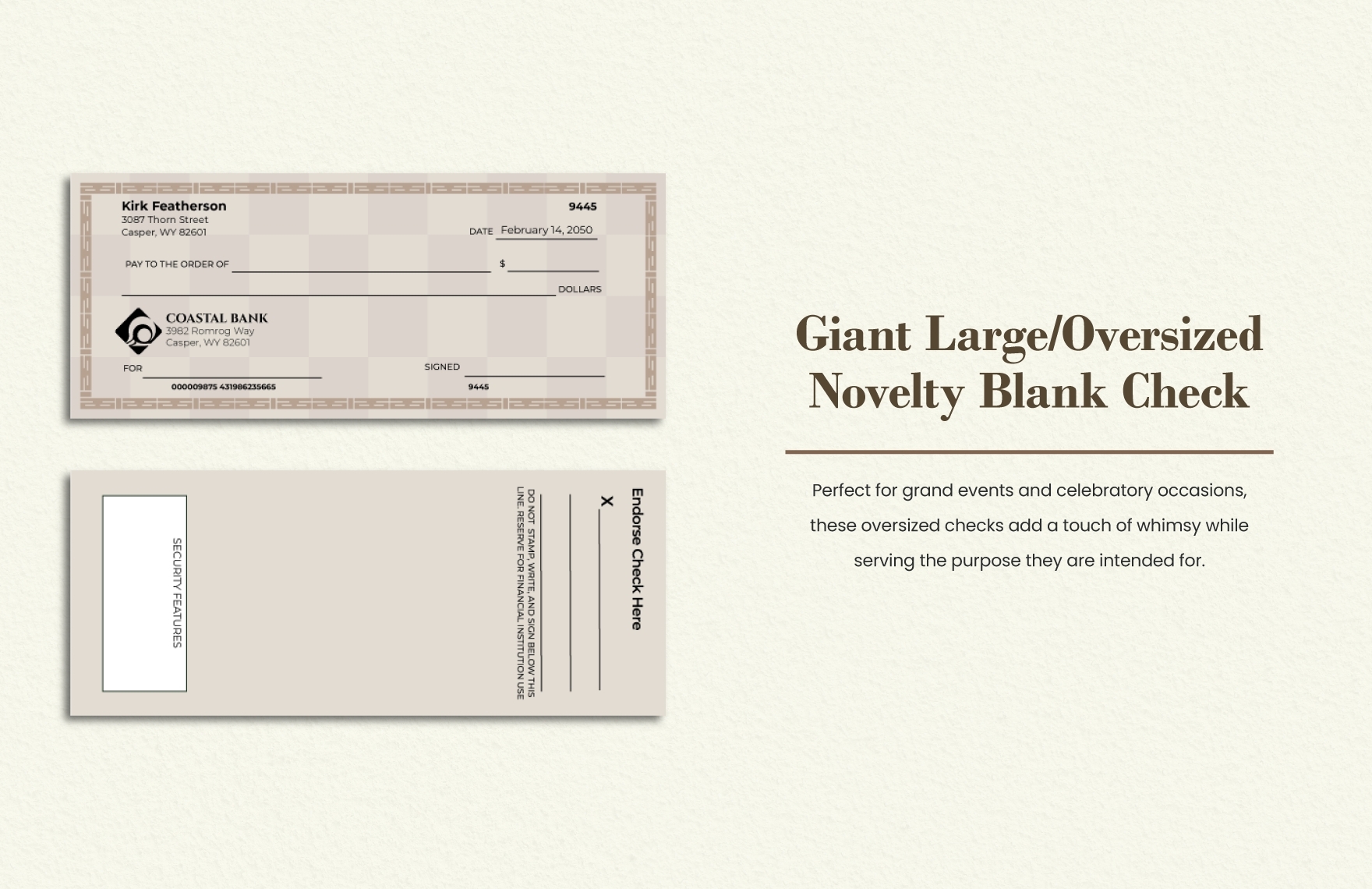 28 Blank Check Template DOC PSD PDF Vector Formats