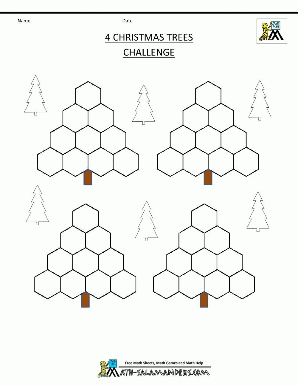 Free Blank Printable Factor Tree