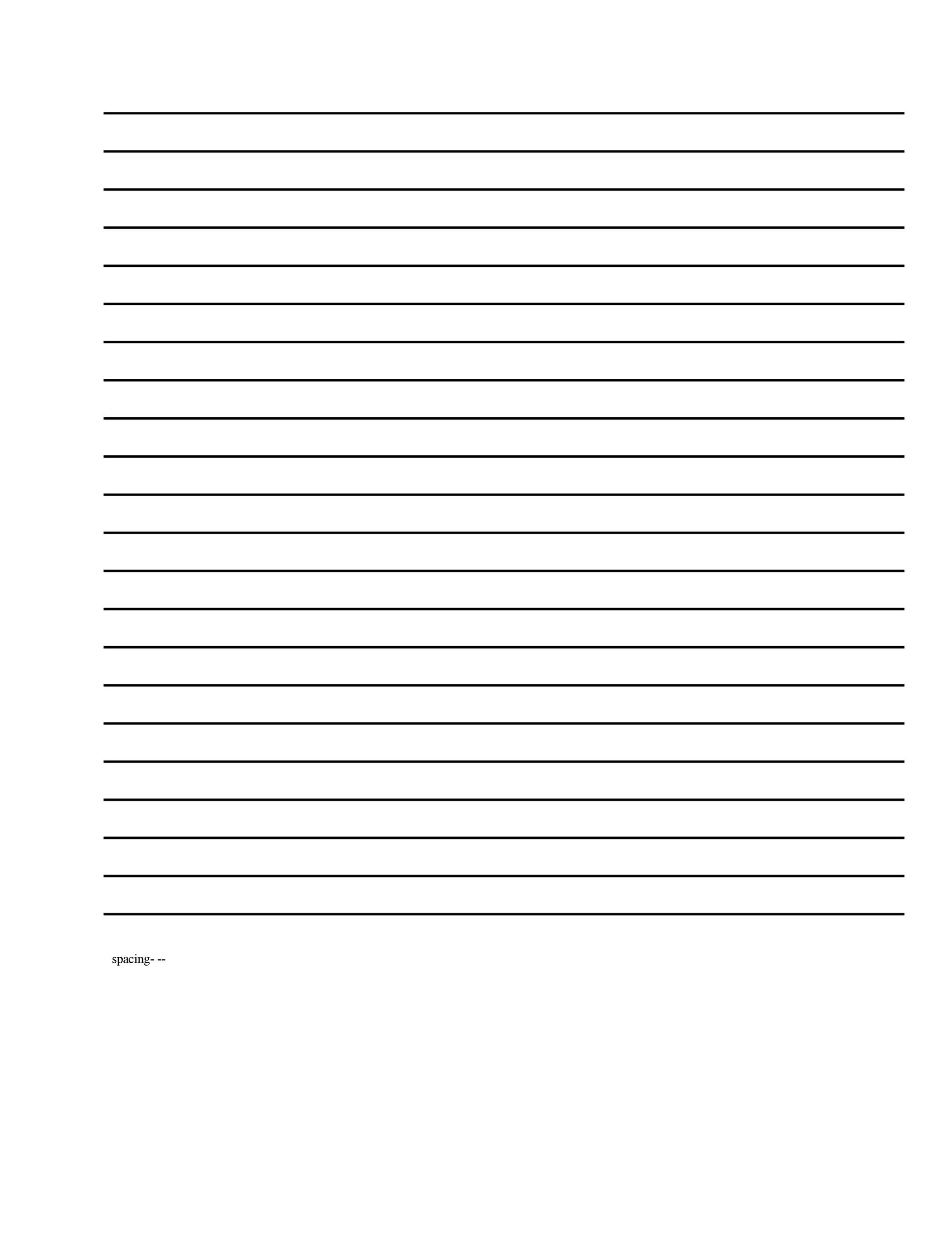 32 Printable Lined Paper Templates TemplateLab