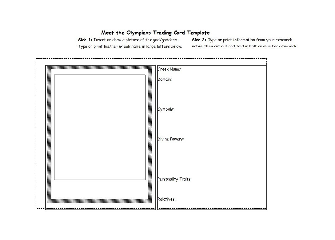 33 Free Trading Card Templates Baseball Football Etc TemplateLab