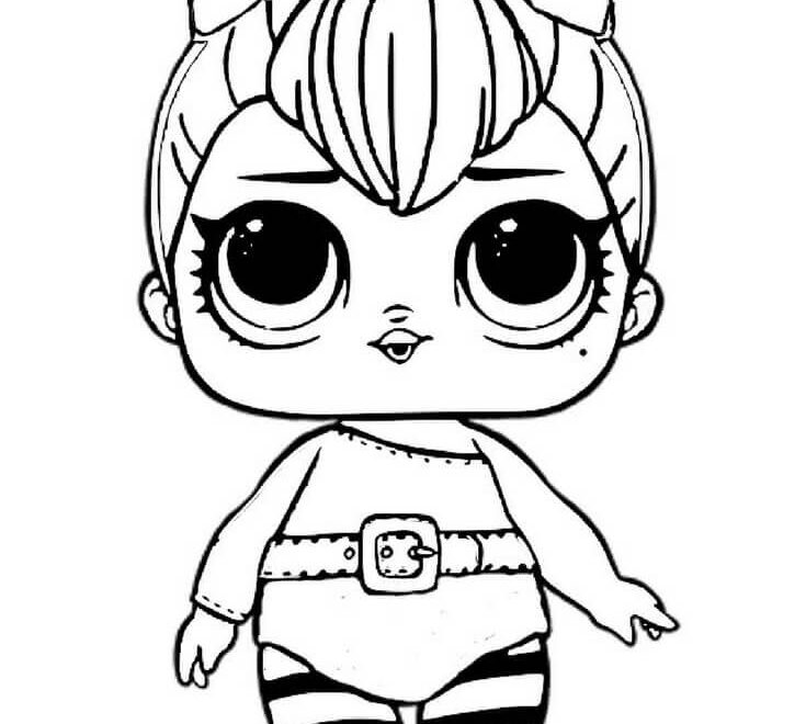 40 Free Printable LOL Surprise Dolls Coloring Pages