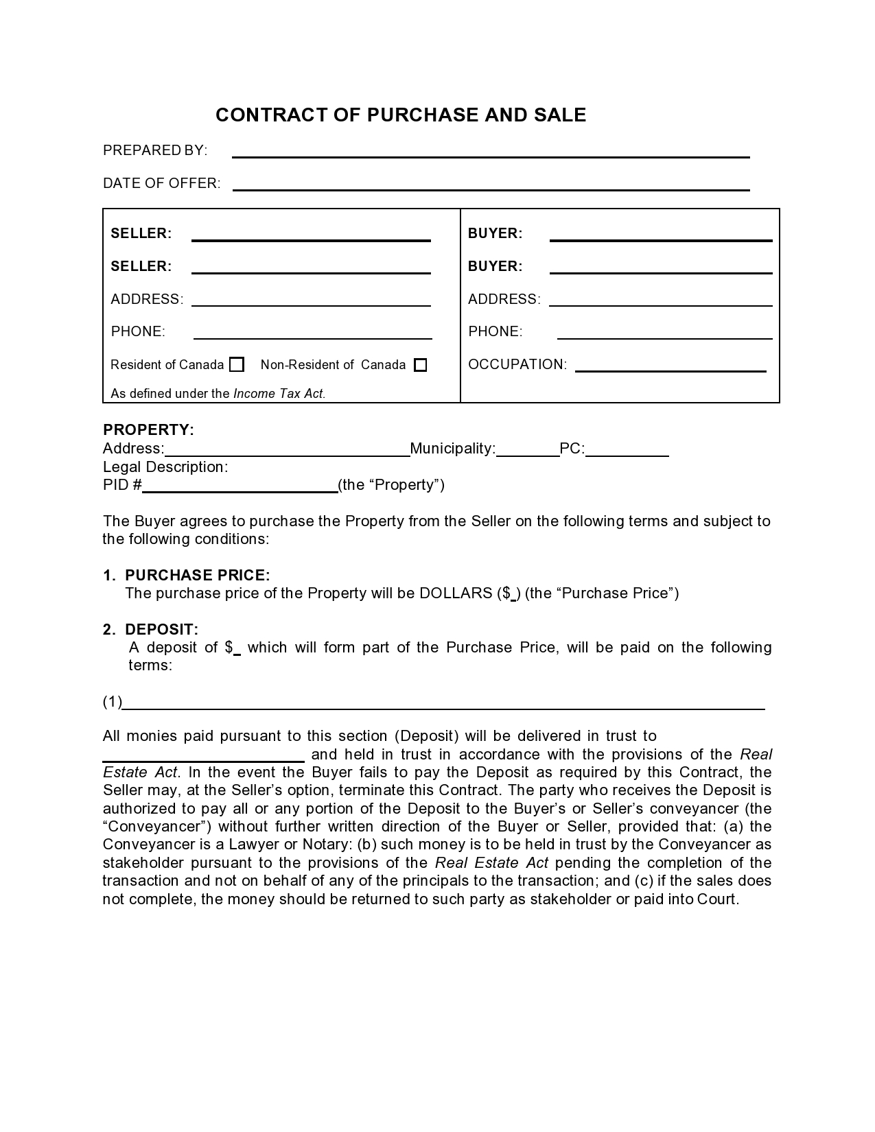 44 Free Buy Sell Agreement Templates Samples 