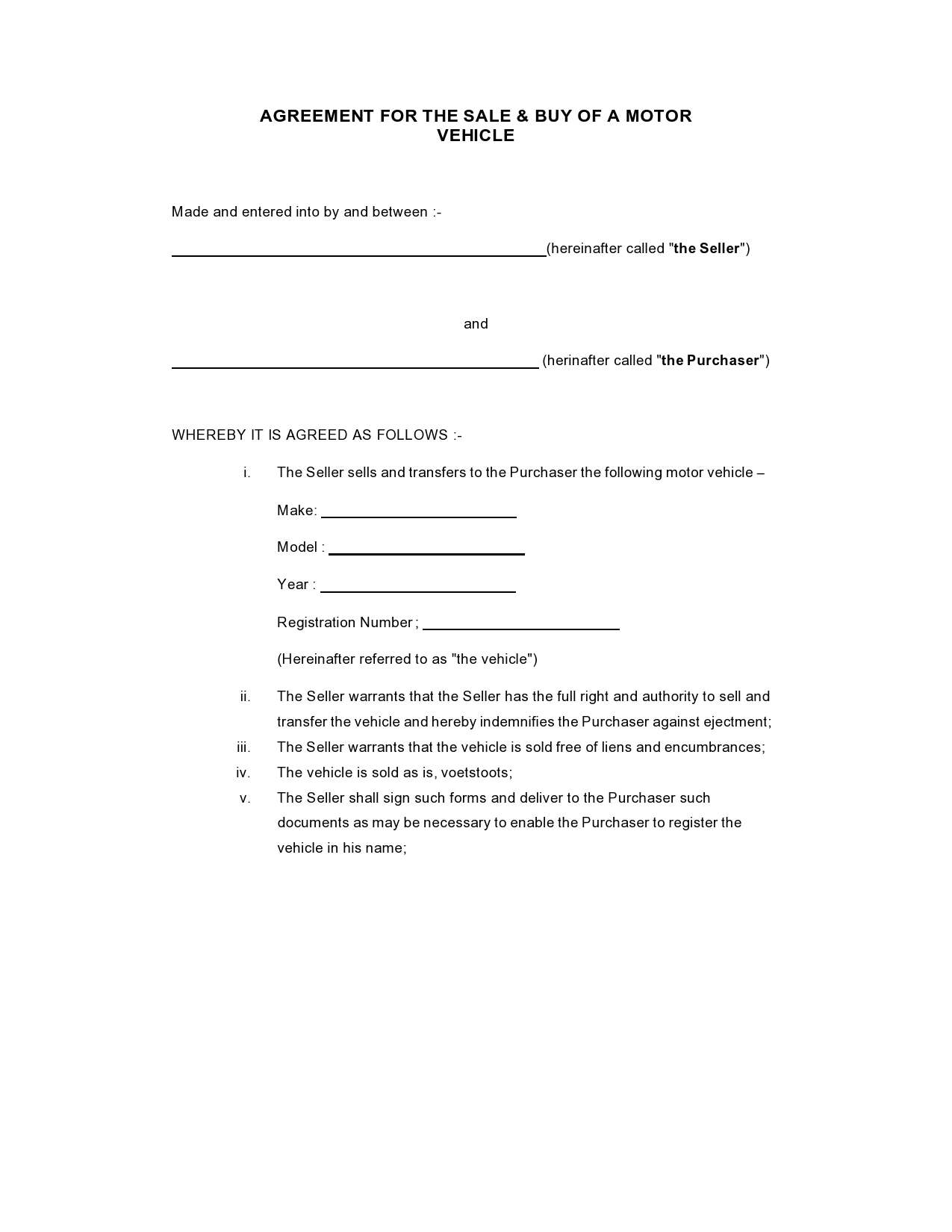 44 Free Buy Sell Agreement Templates Samples 