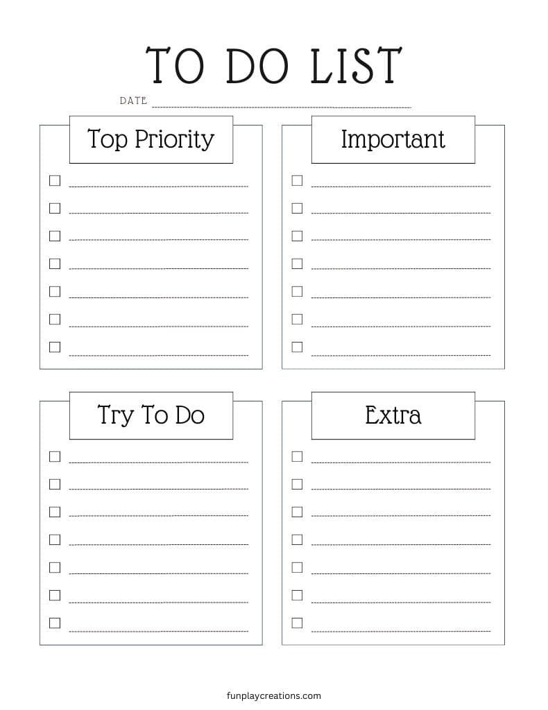 45 Printable To Do List Templates Free PDF 