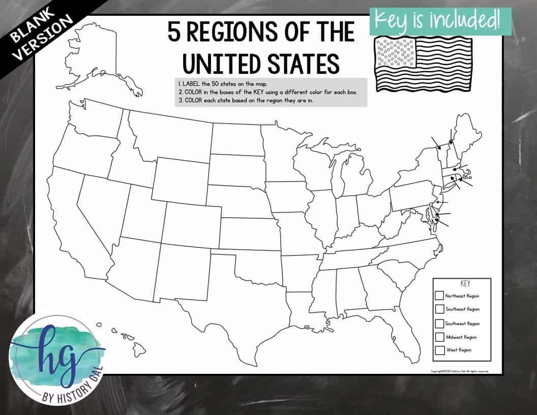 Blank Northeast Us Map Printable