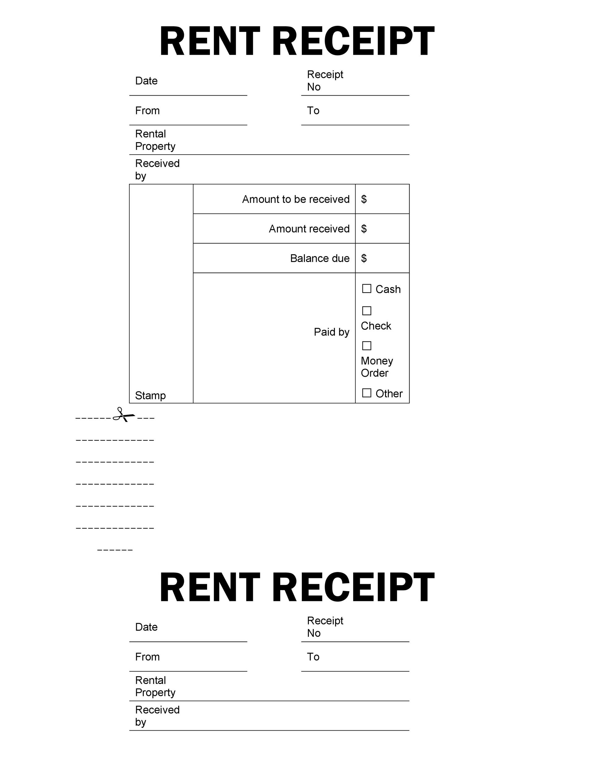 50 Free Receipt Templates Cash Sales Donation Taxi 