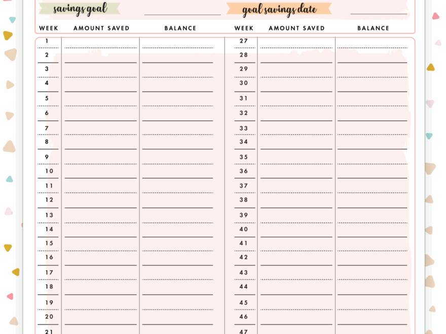 52 Week Money Challenge