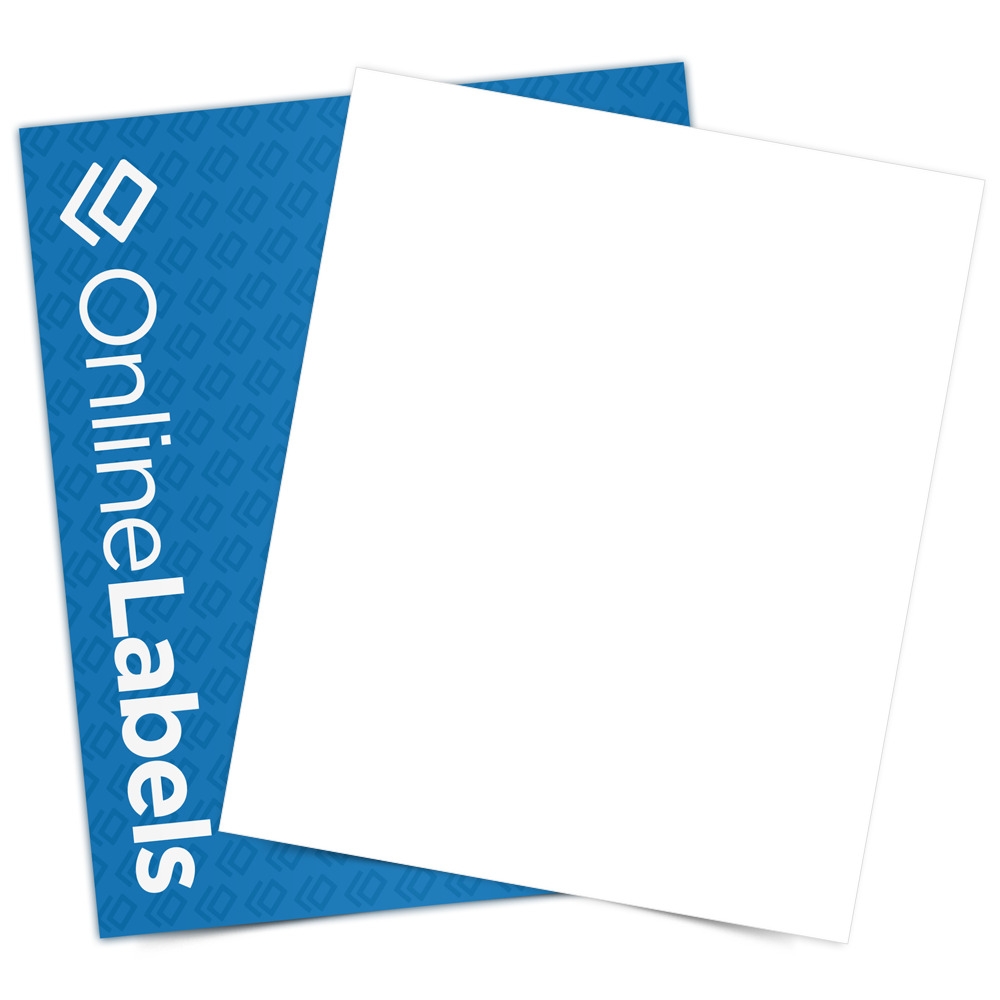 8 5 X 11 Vinyl Sticker Paper Laser Only No Back Slit Weatherproof Vinyl For Laser OL3536LV