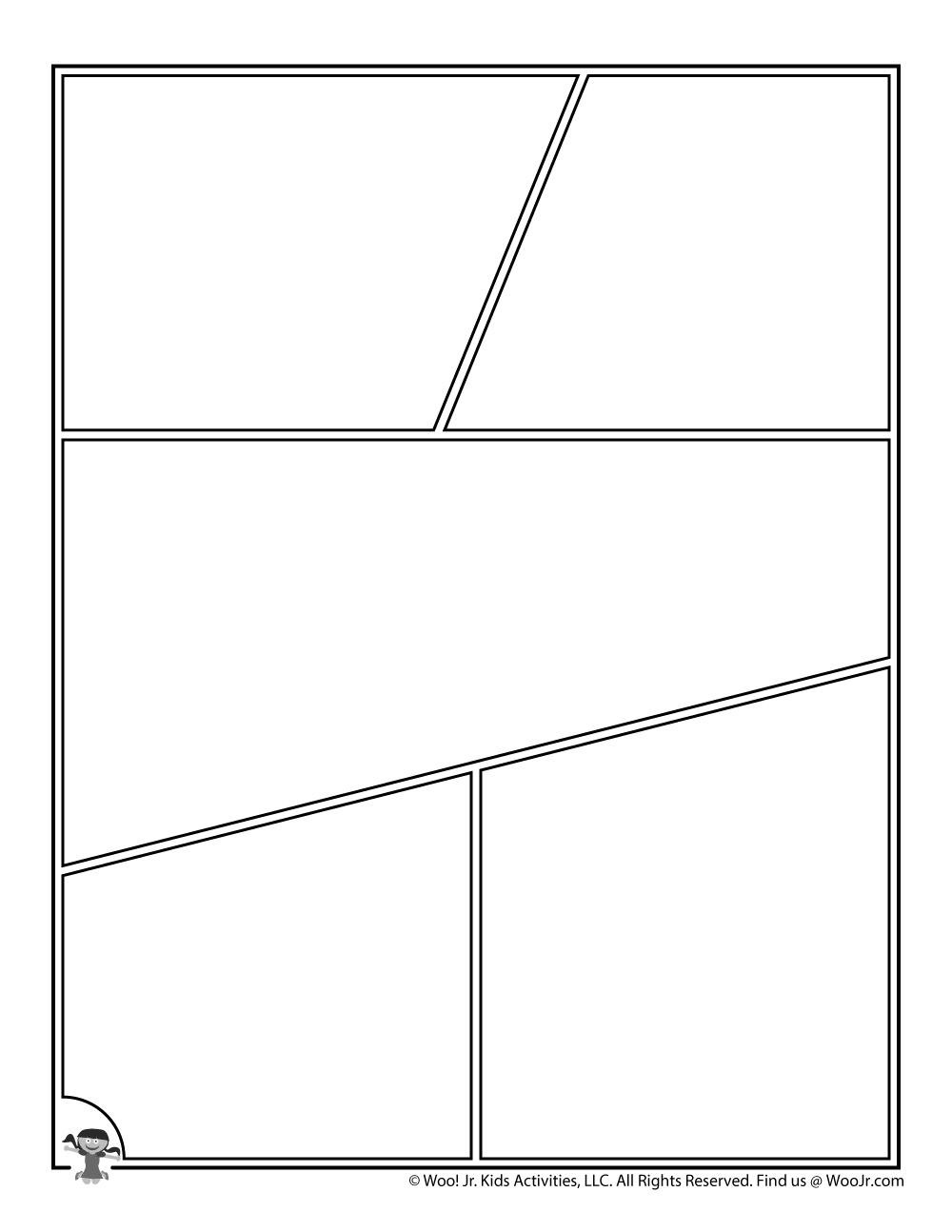 Blank Comic Book Panels Printable