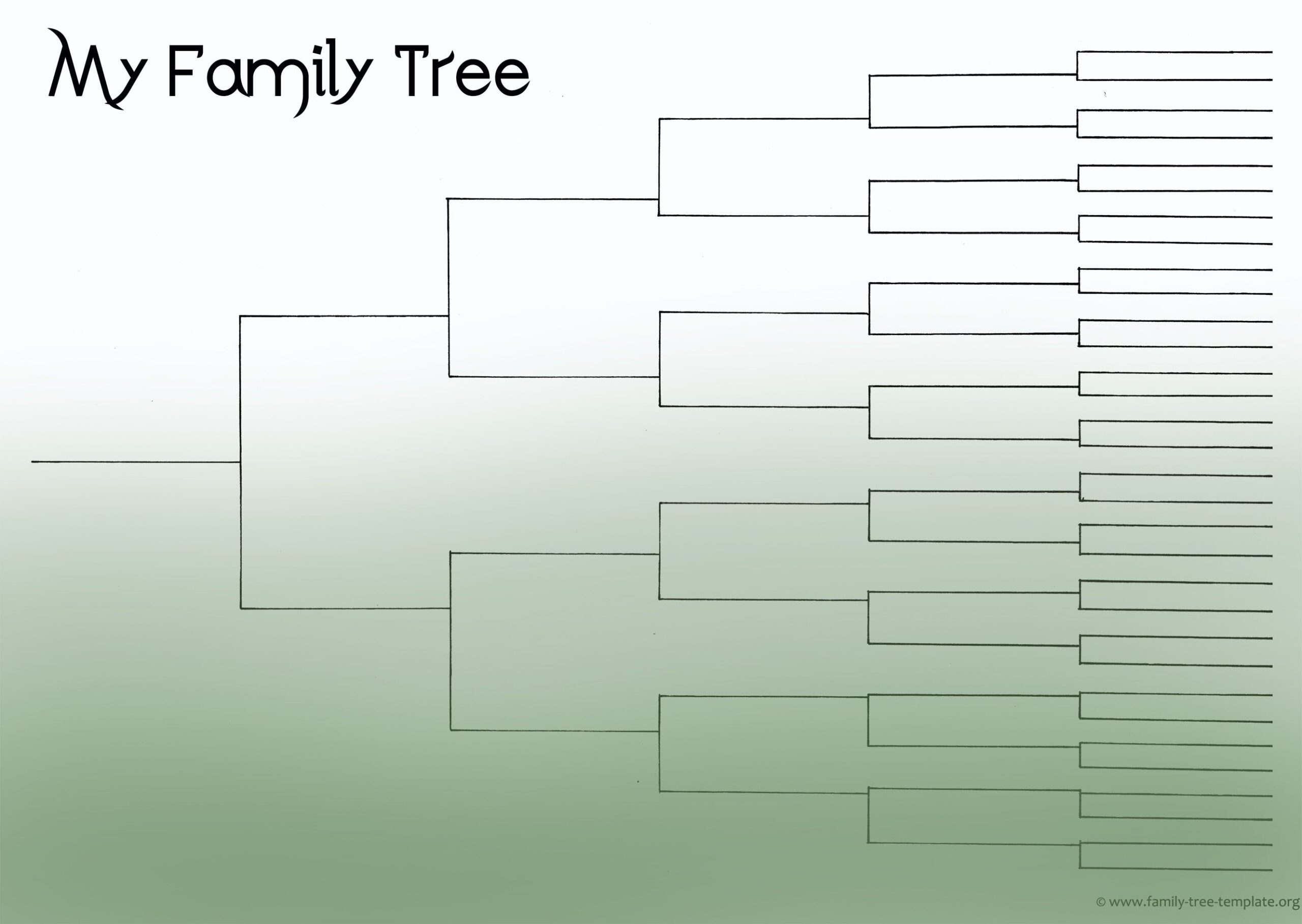 Printable Blank Family Tree Layout