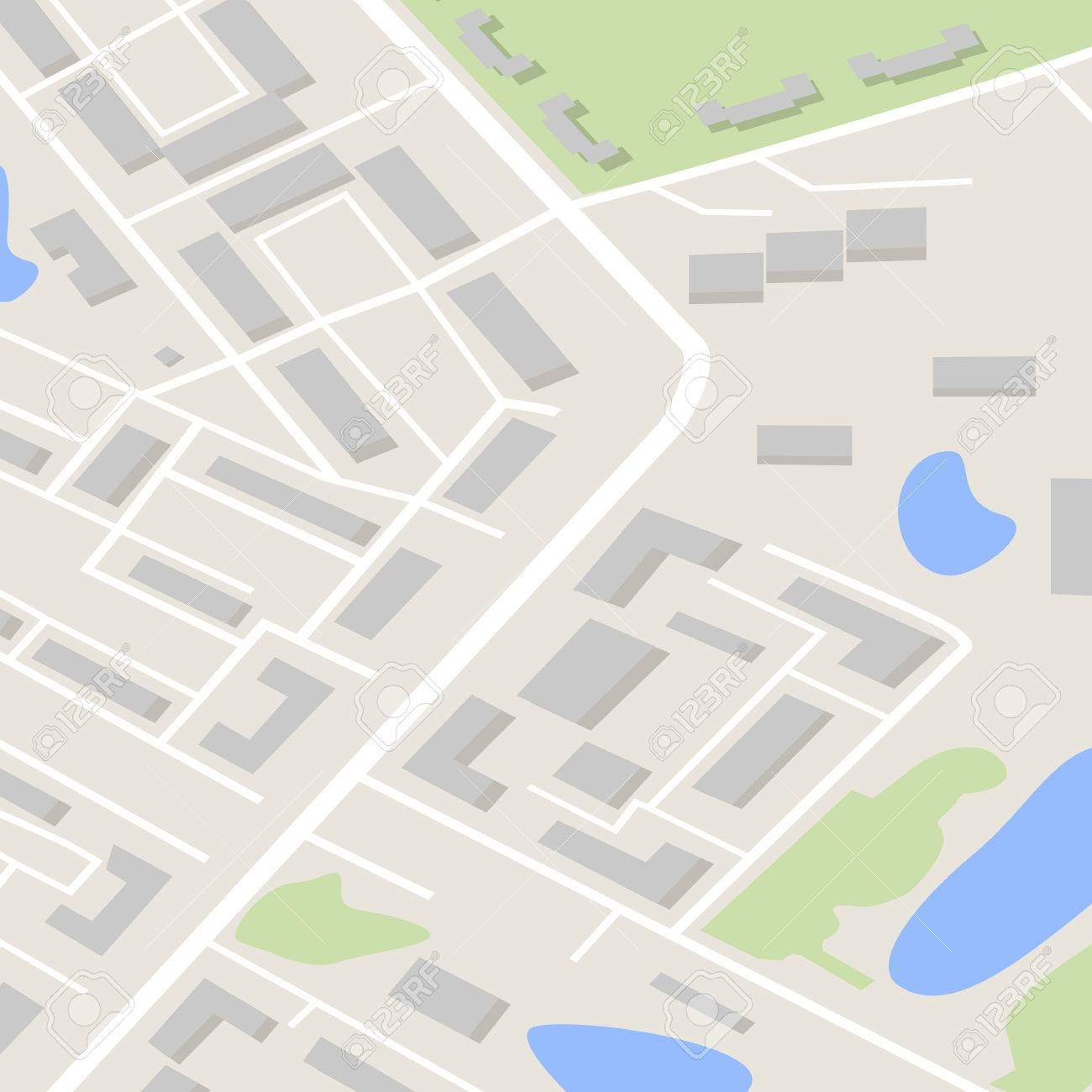 Abstract City Map Template With Road Royalty Free SVG Cliparts Vectors And Stock Illustration Image 86553589 