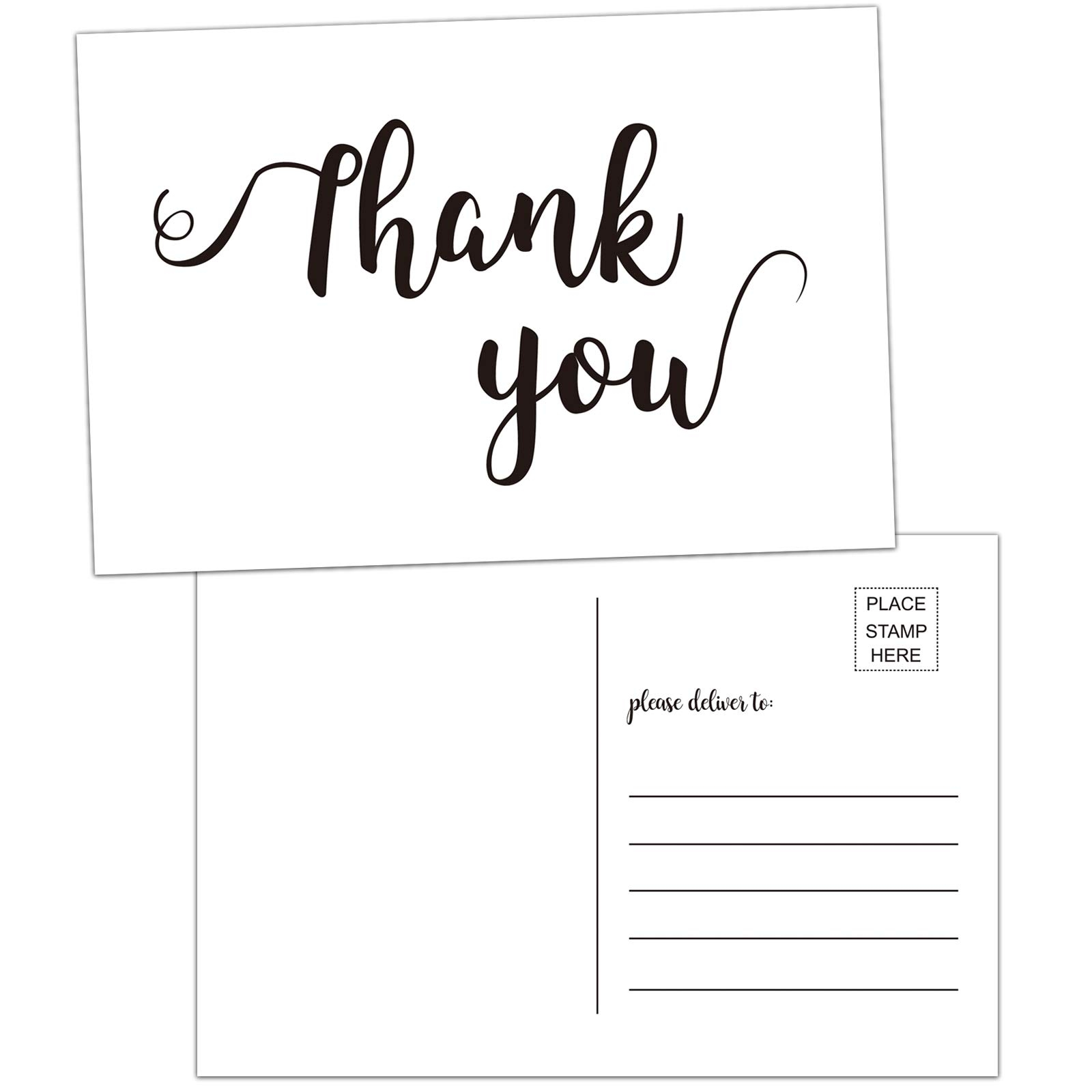 Blank Printable Thank You Cards