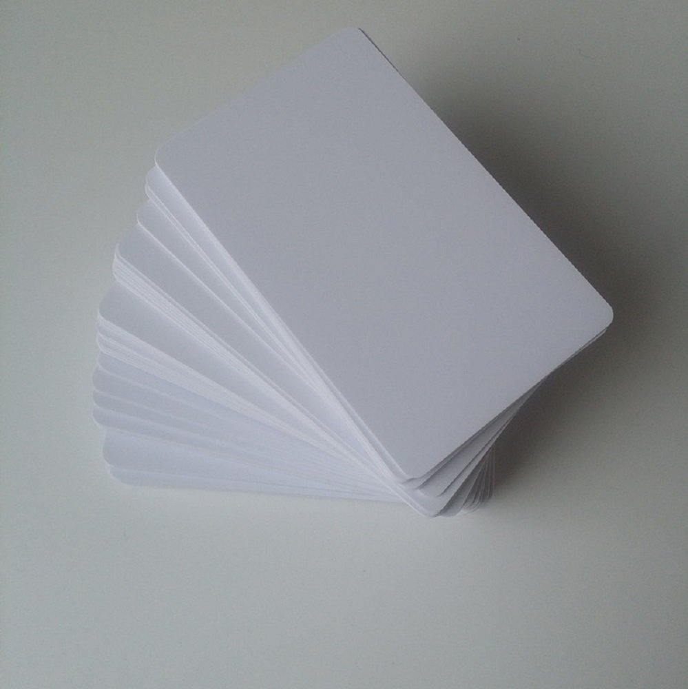 Amazon Brainstorm ID Inkjet PVC Cards 50 Pack Thin 20 Mil Inkjet Printable ID Cards Enhanced Ink Receptive Coating Waterproof Double Sided Printing Works With Epson