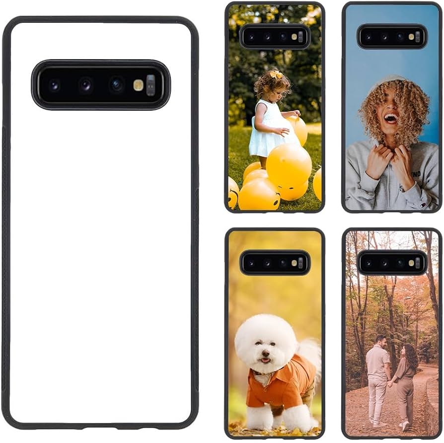 Amazon FOQENCCI 5 Piece Phone Case Compatible For Samsung Galaxy S10 Sublimation Blank Cases Custom Phone Cover With Soft TPU Hard Blank Printable Aluminum Anti Slip Shockproof Protective Cover Cell Phones 
