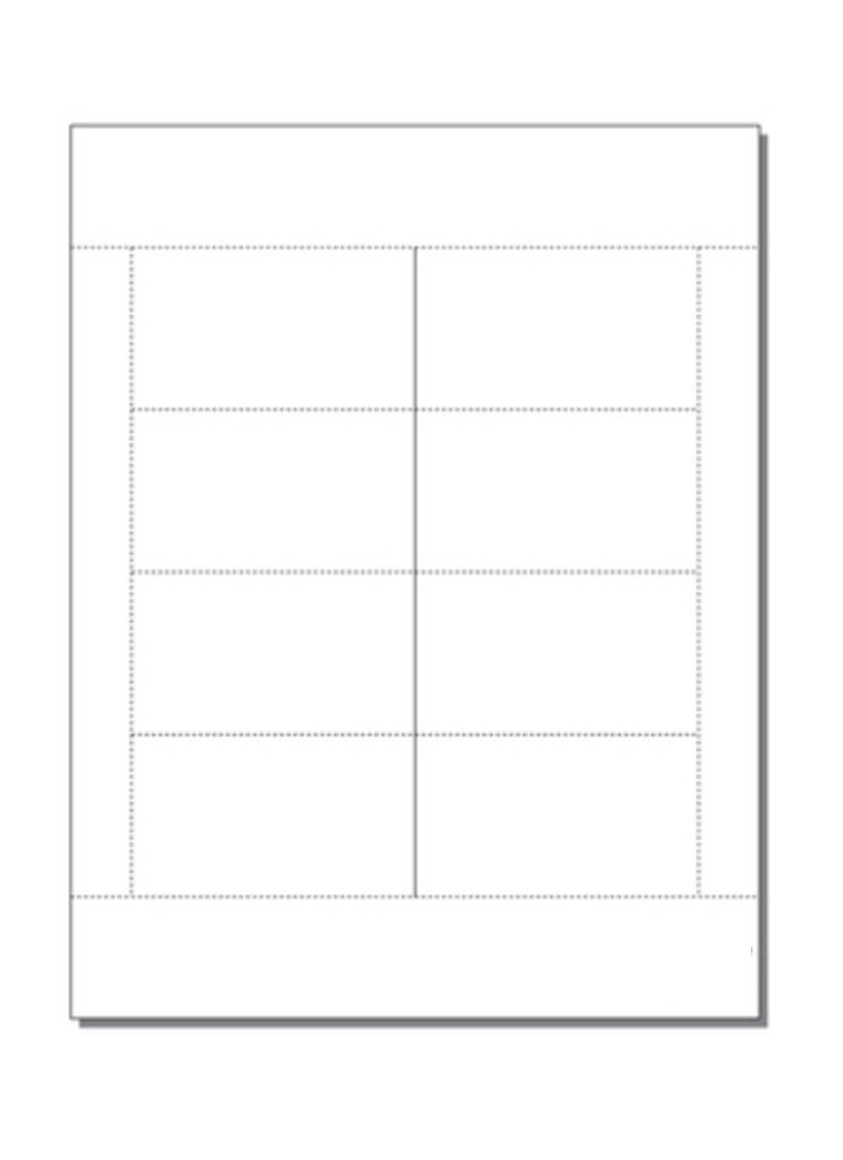 Printable Blank Business Card Template