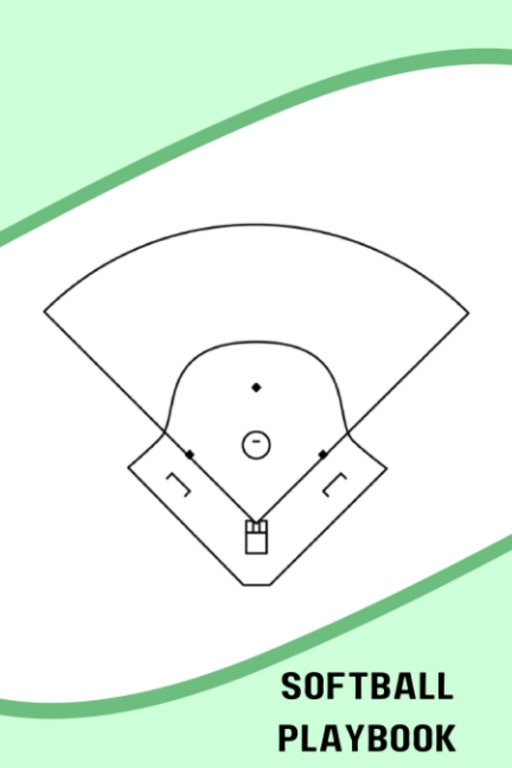 Amazon Softball Playbook Blank Softball Court Diagram Notebook To Help You Sketch Out Your Plays Strategies And Field Positions Allowing You To With Your Team And Execute Your Game Plan Cheetah 