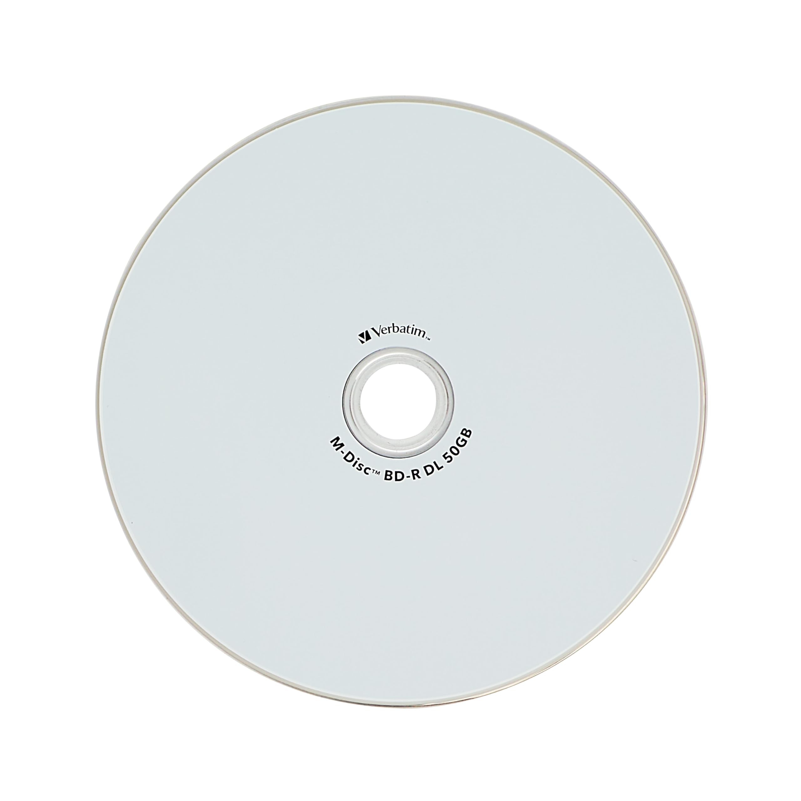 Amazon Verbatim M DISC BD R DL 50GB 6X Lifetime Archival White Inkjet Hub Printable Blank Blu Ray Recordable Media 10pk Spindle Electronics