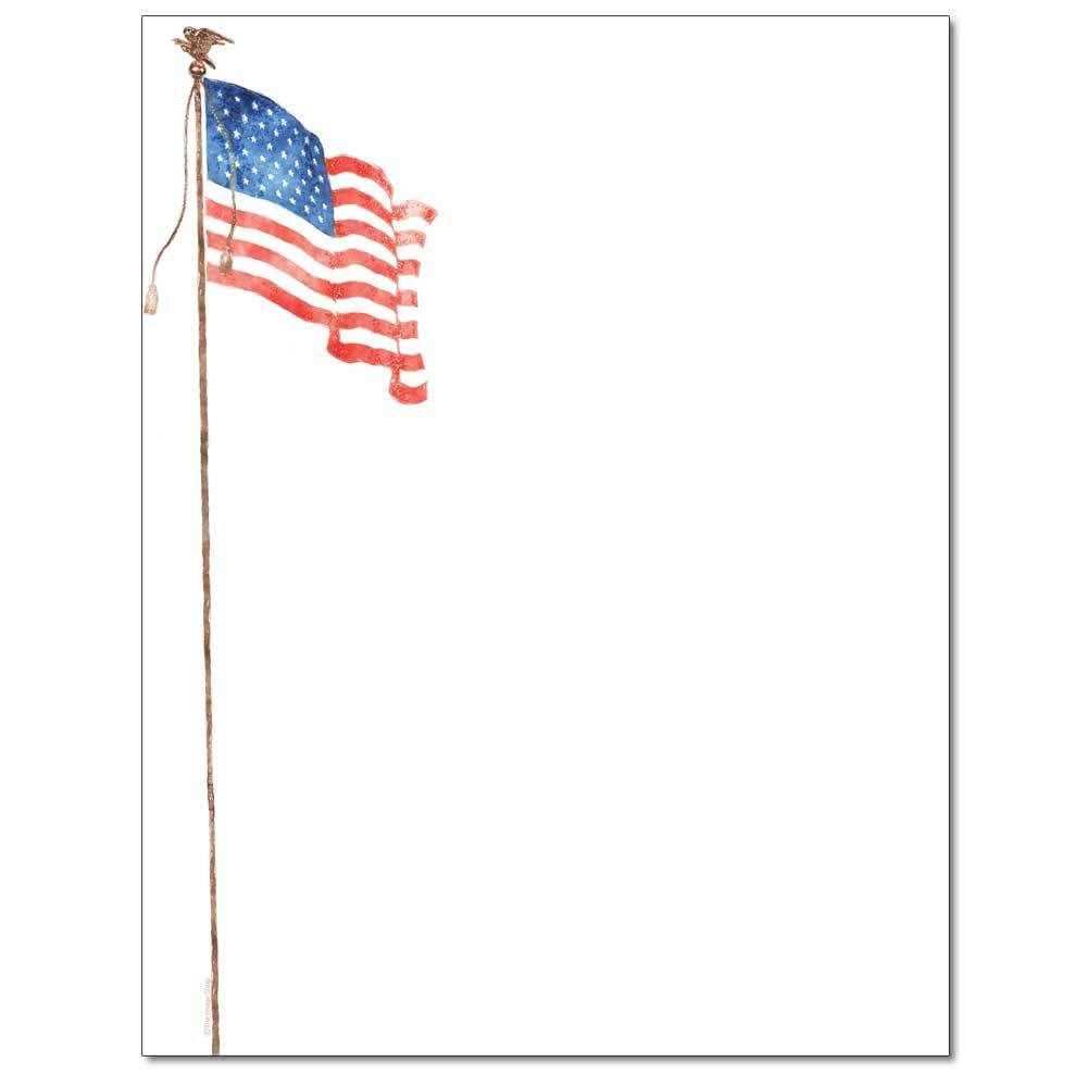 Patriotic Blank Invitation Free Printable