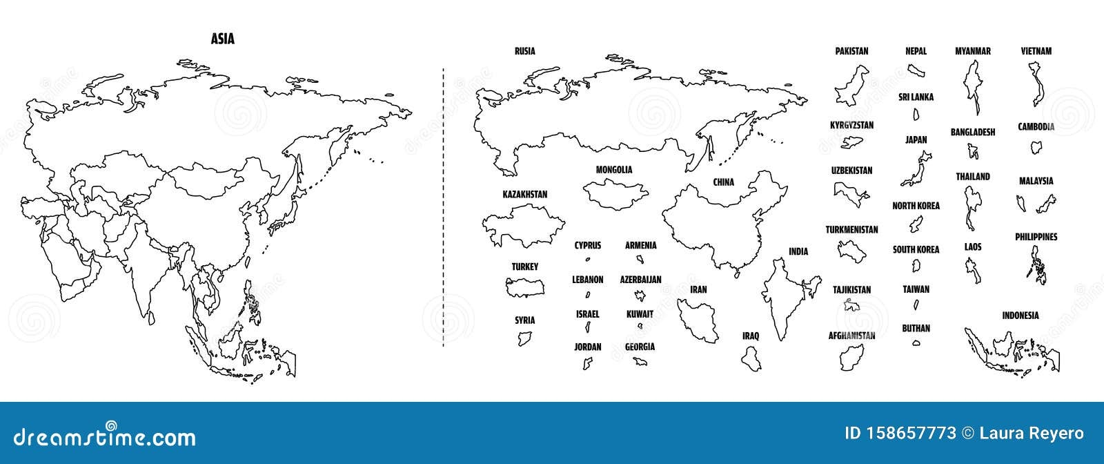 Asia Outline Map Stock Illustrations 110 280 Asia Outline Map Stock Illustrations Vectors Clipart Dreamstime