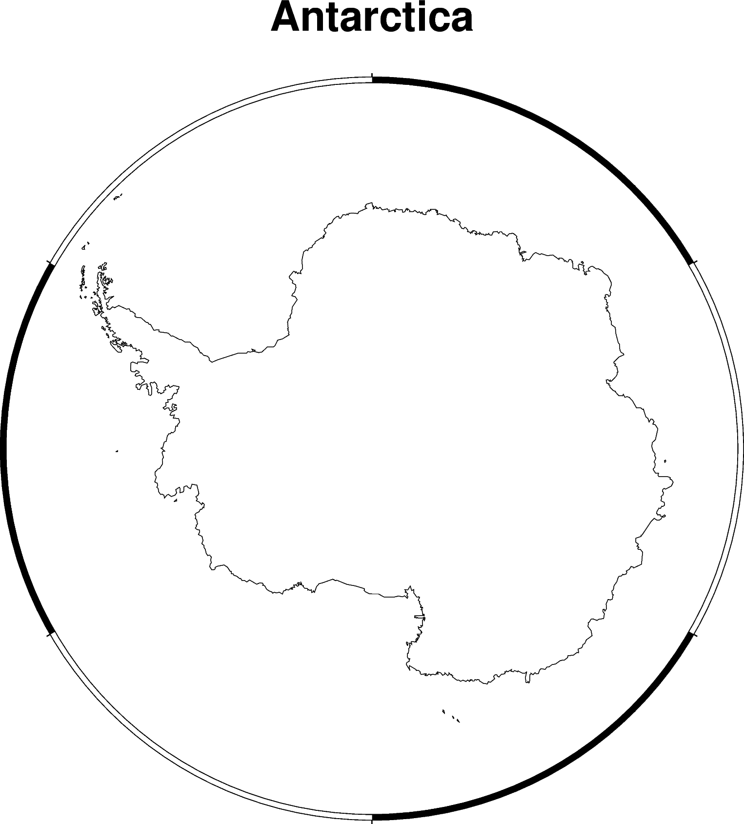 Axis Labels Missing From South Polar Plot PyGMT Q A GMT Community Forum