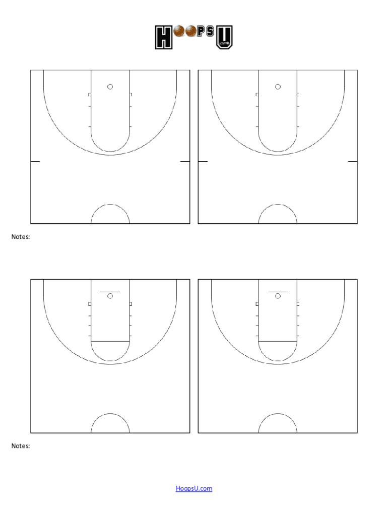 Basketball Court Diagram Fill Online Printable Fillable Blank PdfFiller