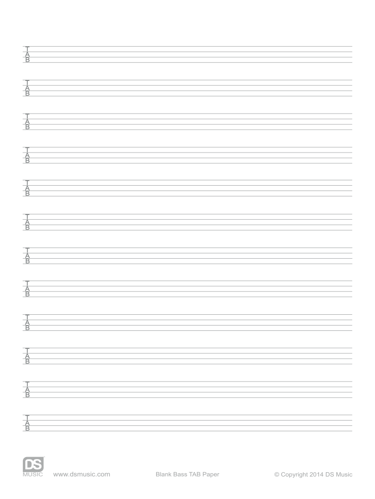 Bass Tabs Creator Fill Online Printable Fillable Blank PdfFiller