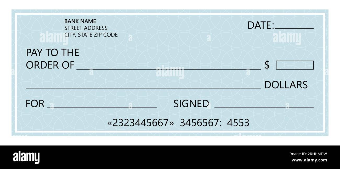 Printable Image Of Blank Check