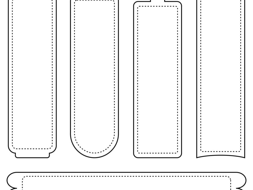 Blank Bookmarks 10 Free PDF Printables Printablee