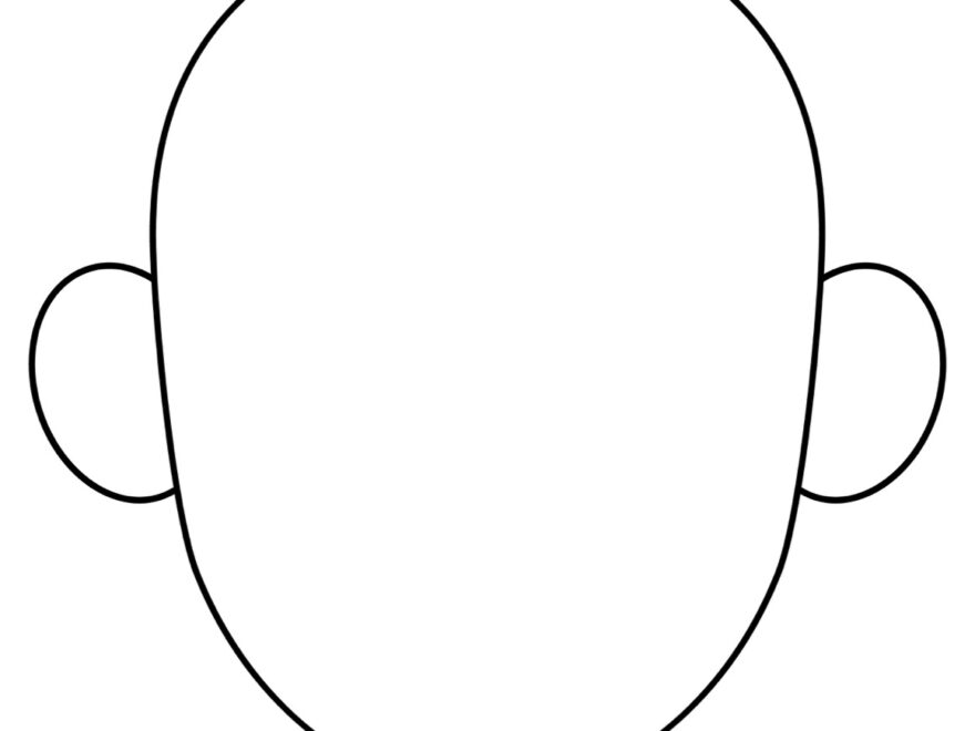 Blank Face Templates Printable Face Shapes For Kids