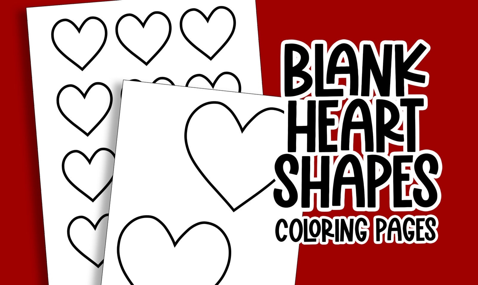 Blank Heart Shape Coloring Pages Crafty Printables At PrintColorFun