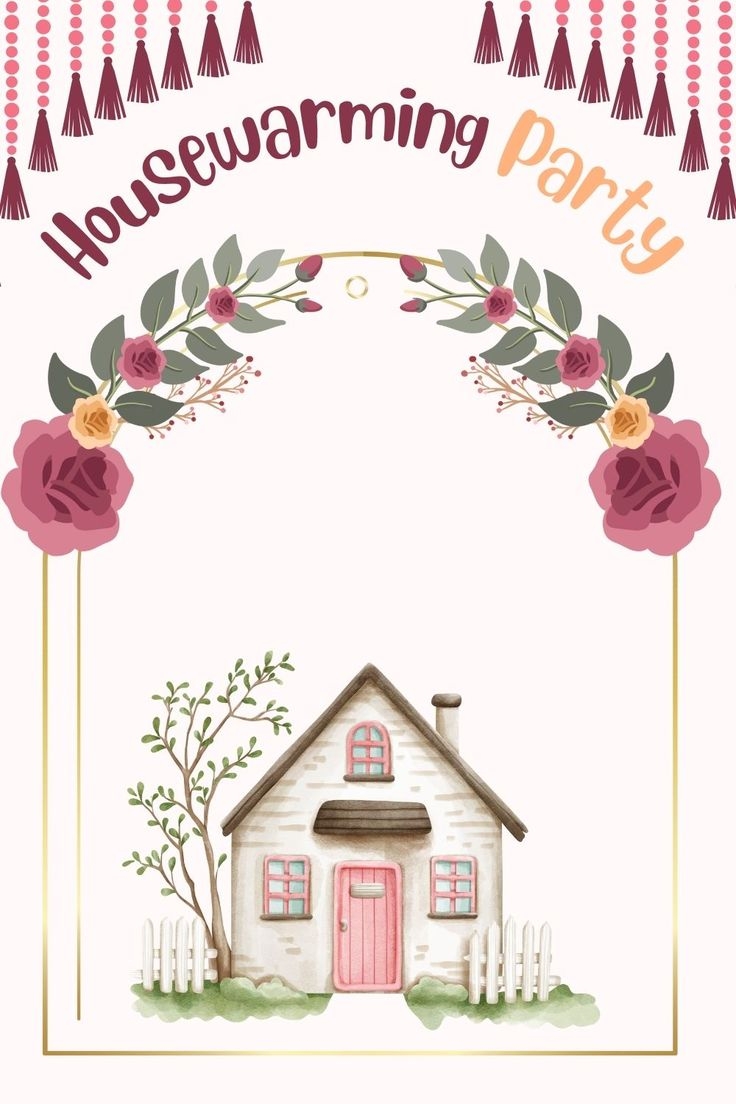 Blank Housewarming Party Invitation Templates Printable PDFs Also Included Printables Hub