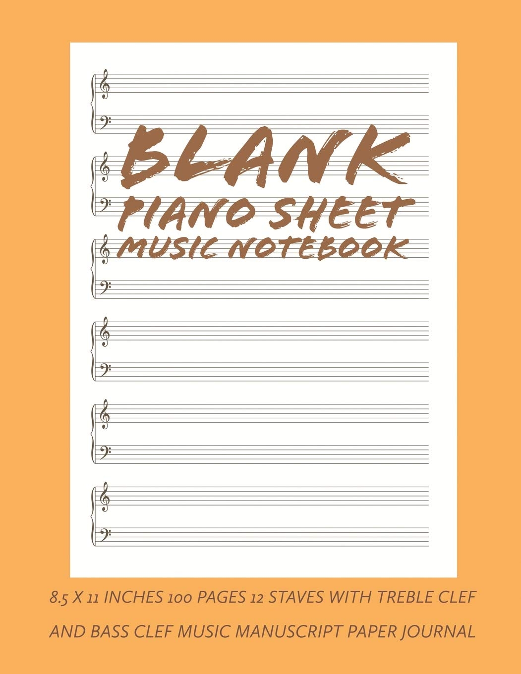 Printable Blank Piano Sheet Music