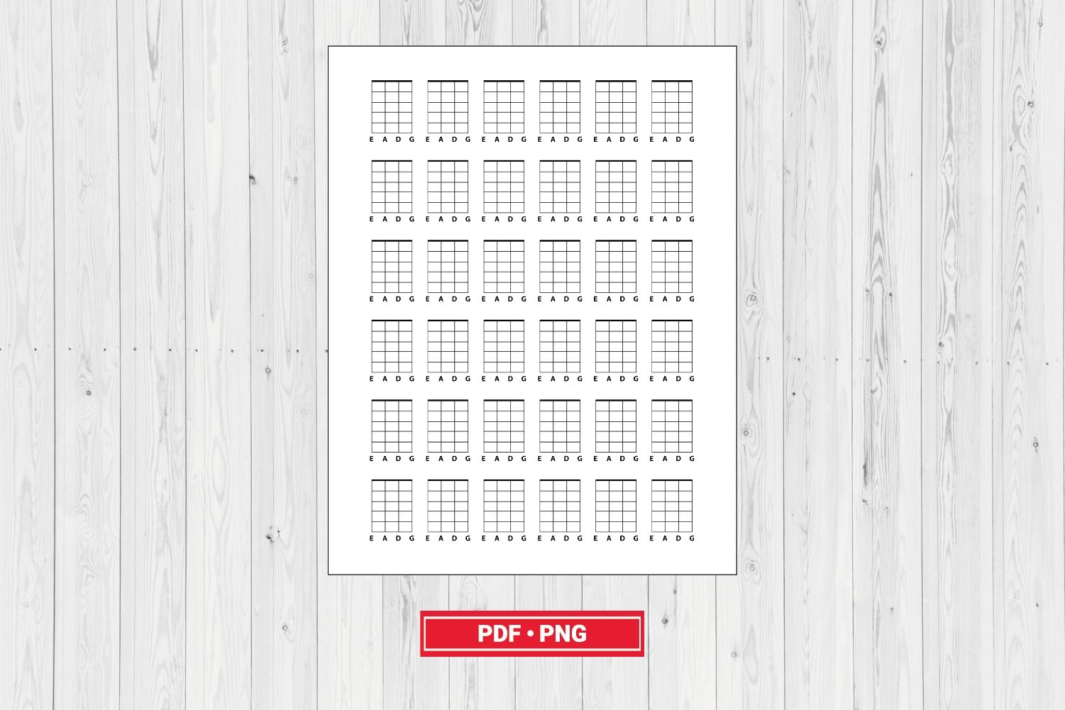 Blank Guitar Chord Sheet Printable