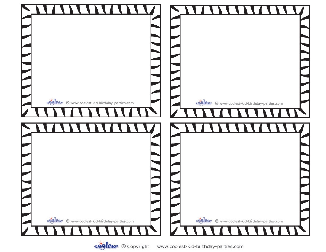 Blank Card Template Free Printable
