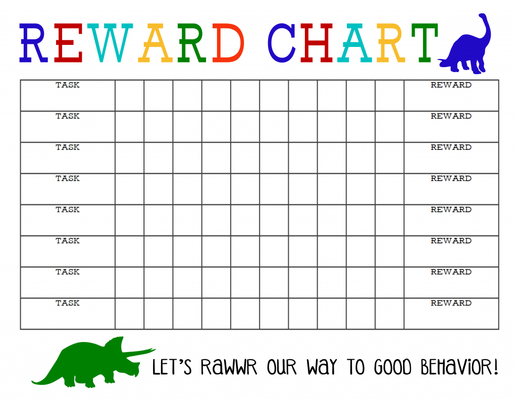 Free Printable Blank Behavior Charts