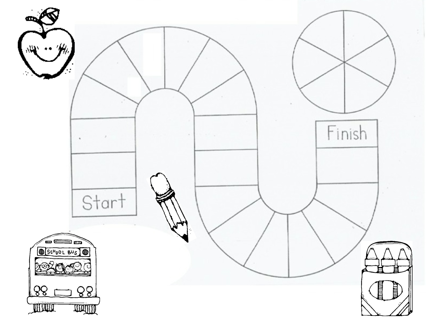 Game Board Blank Line Printable