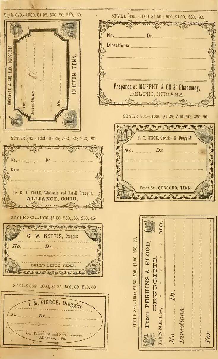 Blank Vintage Labels 8 Free PDF Printables Printablee