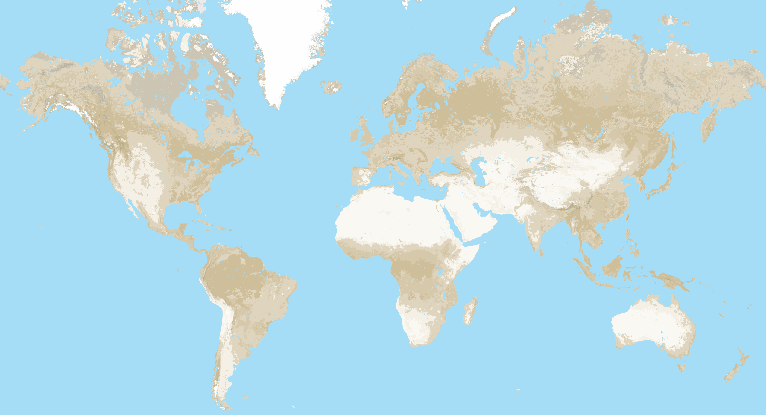 Printable Regional Maps Blank World