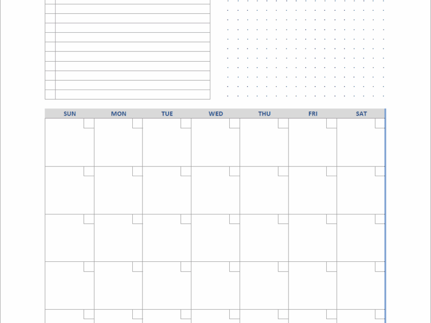Bullet Journal Templates For Excel And PDF