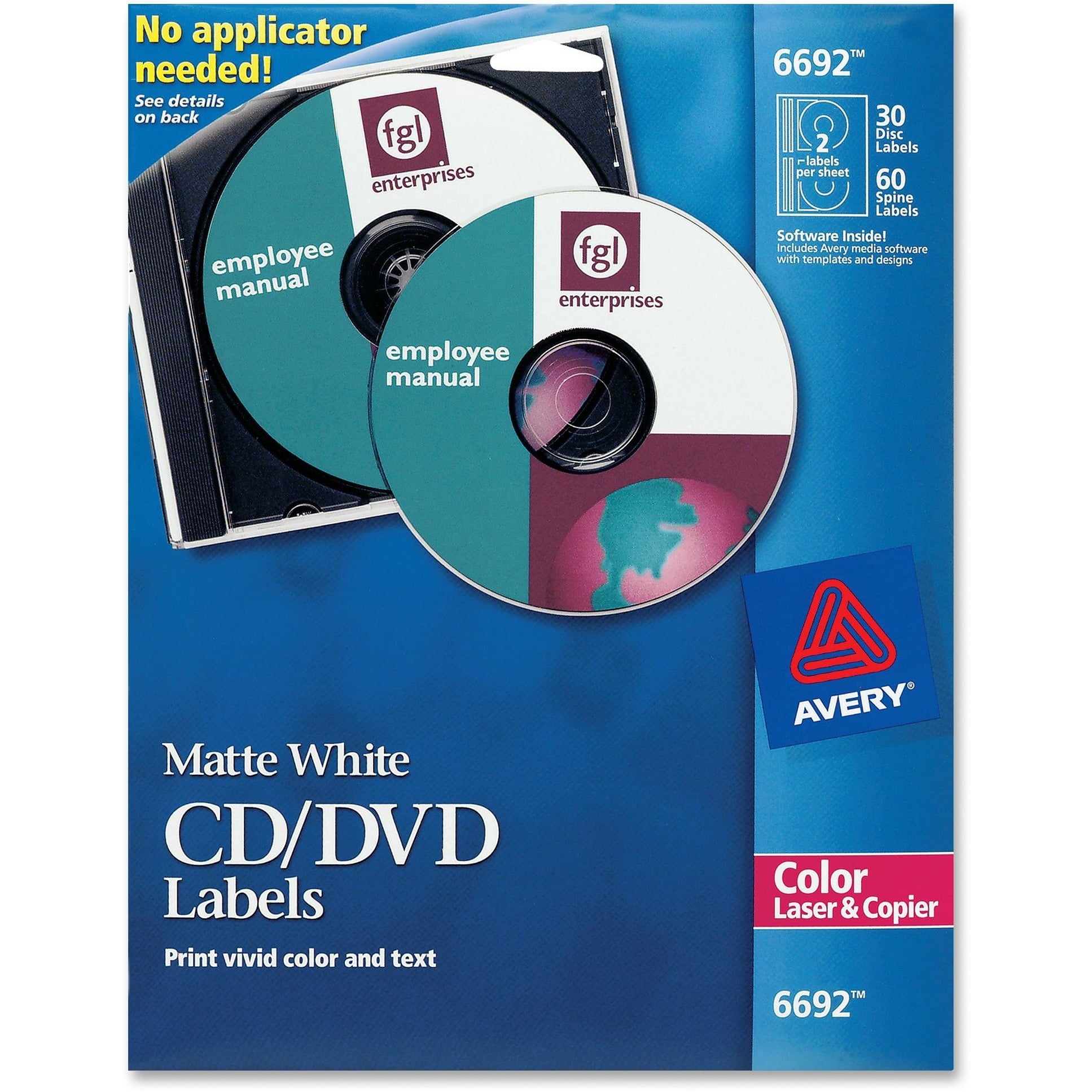 Blank Cd With Printable Label