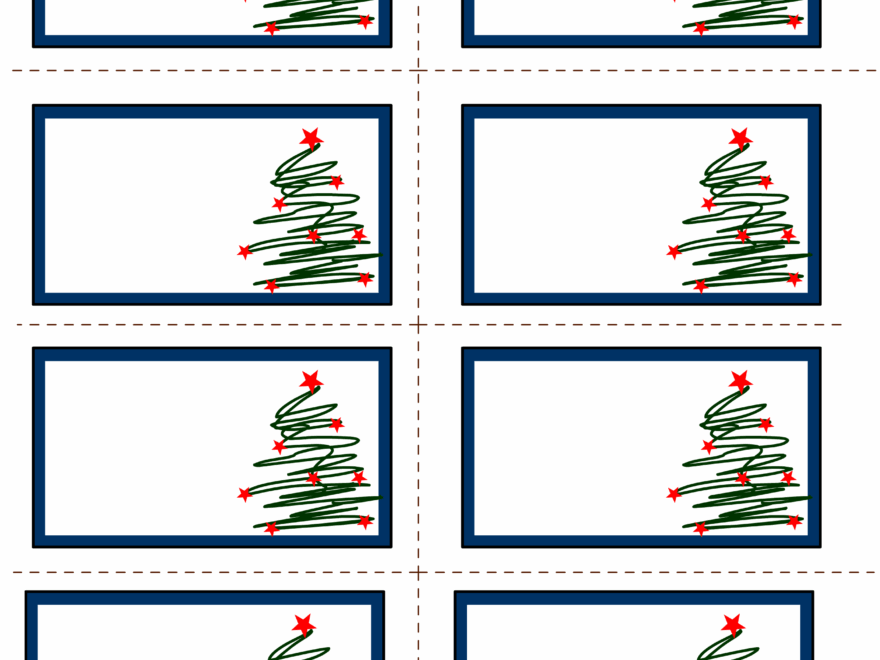 Christmas Labels 12 Free PDF Printables Printablee