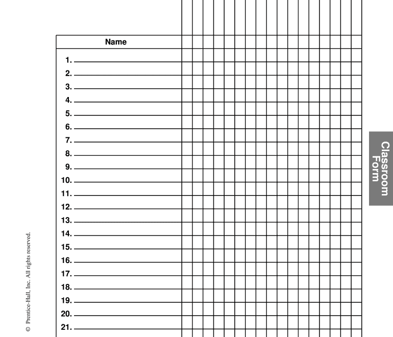 Class List Maker Fill Online Printable Fillable Blank PdfFiller