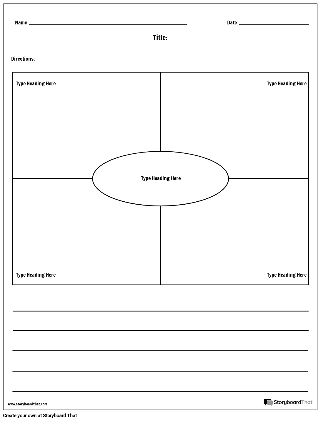 Create Free Frayer Model Templates At StoryboardThat