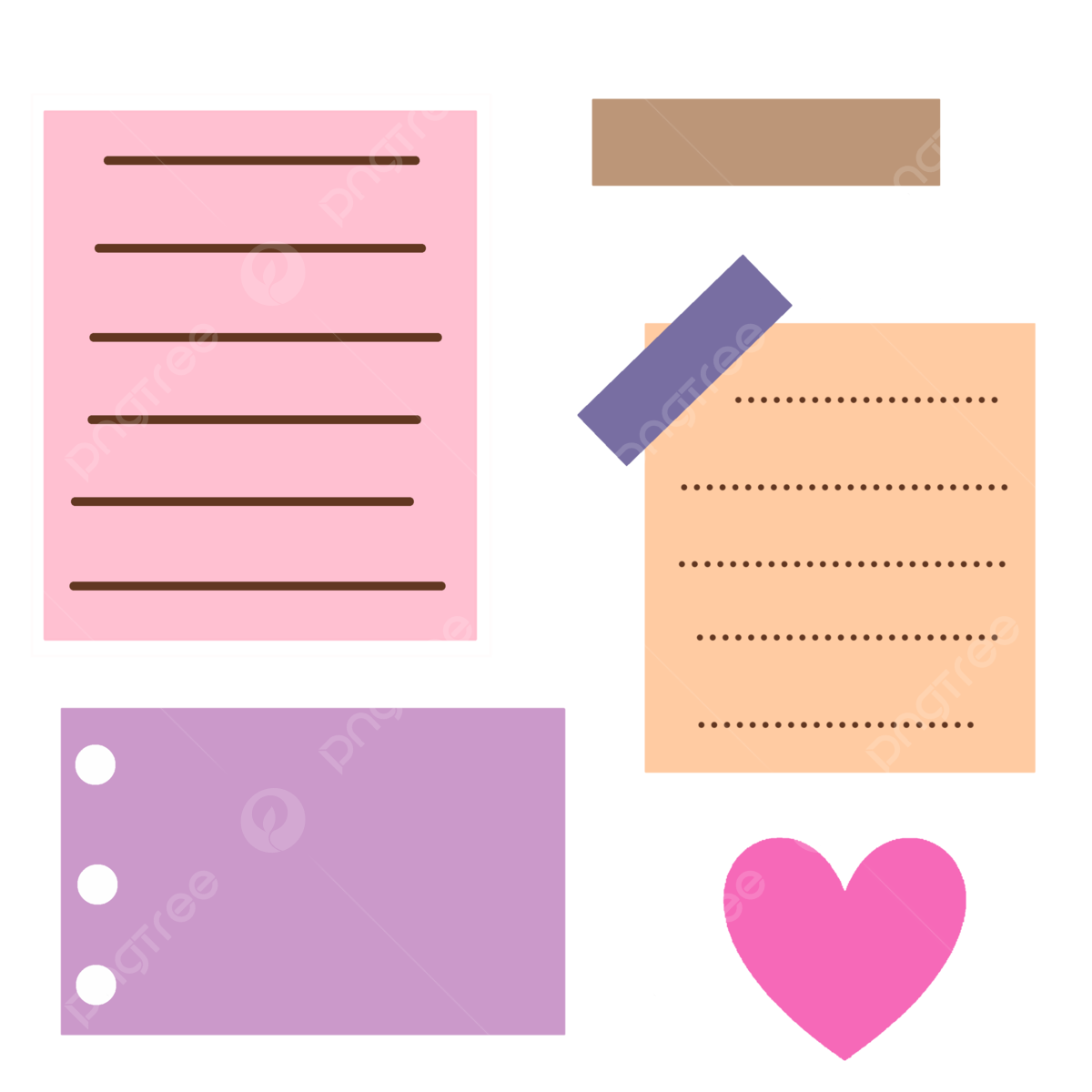 Blank Cute Sticky Notes Printable