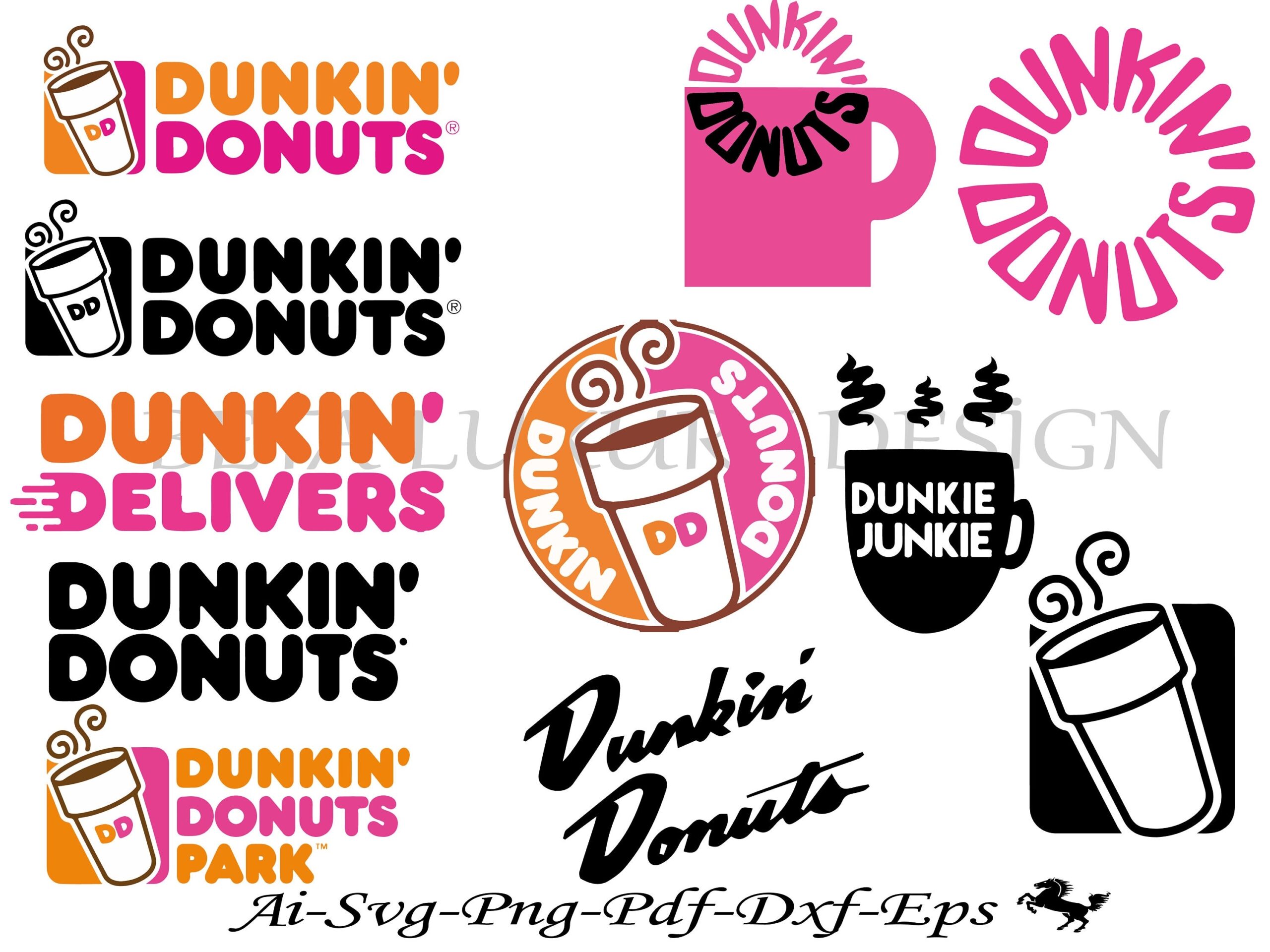 Dunkin Donuts Svg Etsy UK